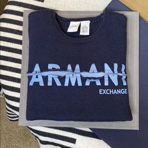 Armani Exchange navy sweater
